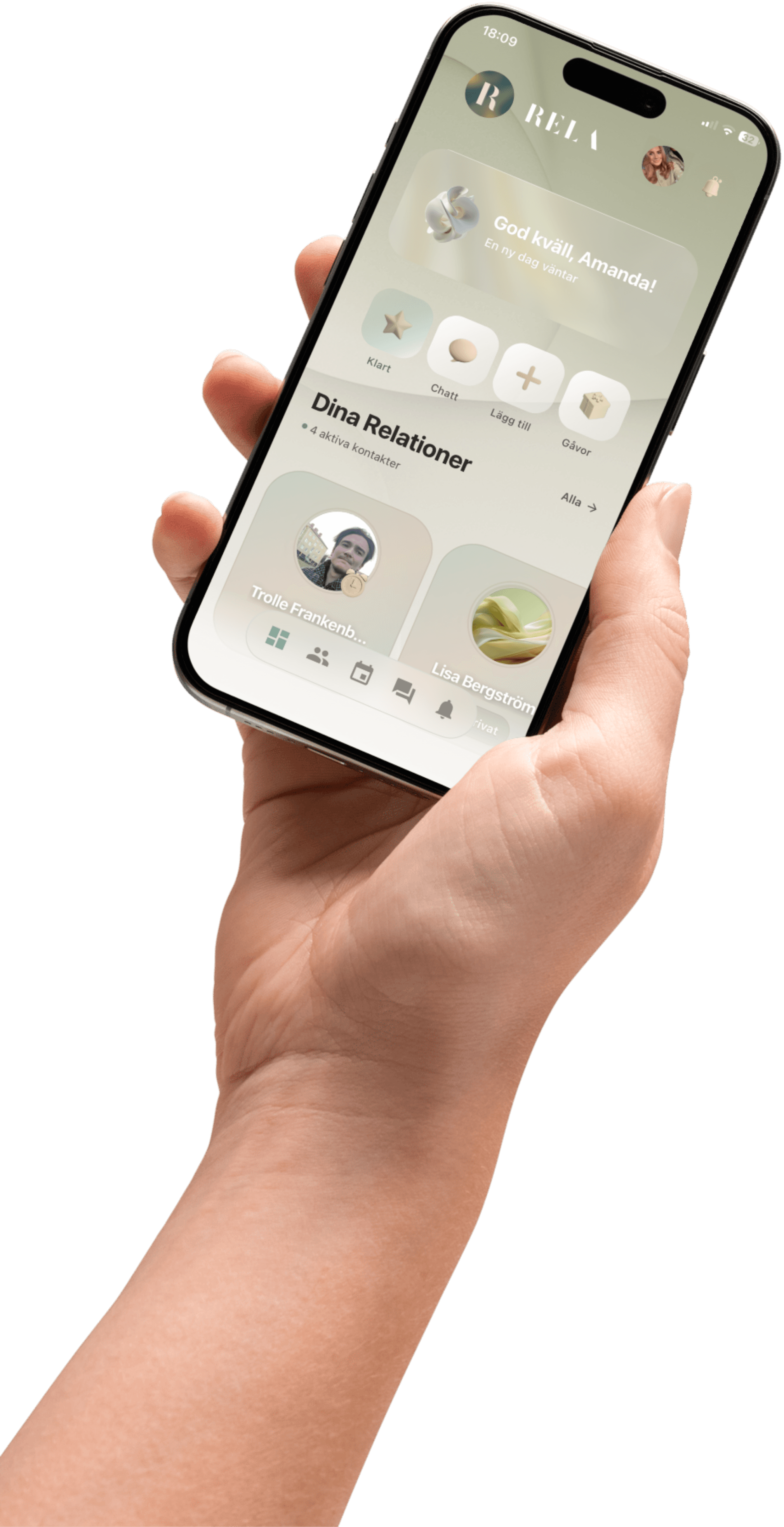 RELA – AI-driven närvaroplattform för djupare relationer