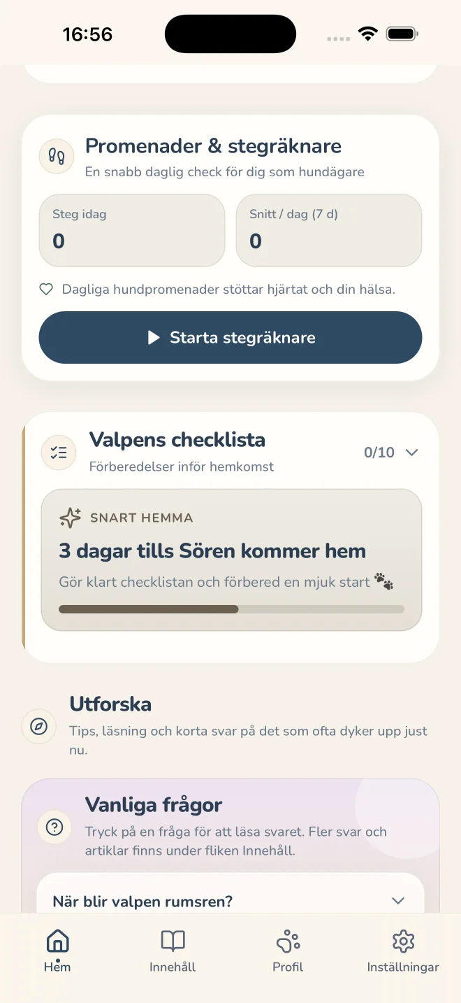 Checklistor i vardagen